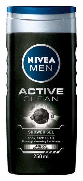Active Clean Shower Gel (250ml) - Nivea Men