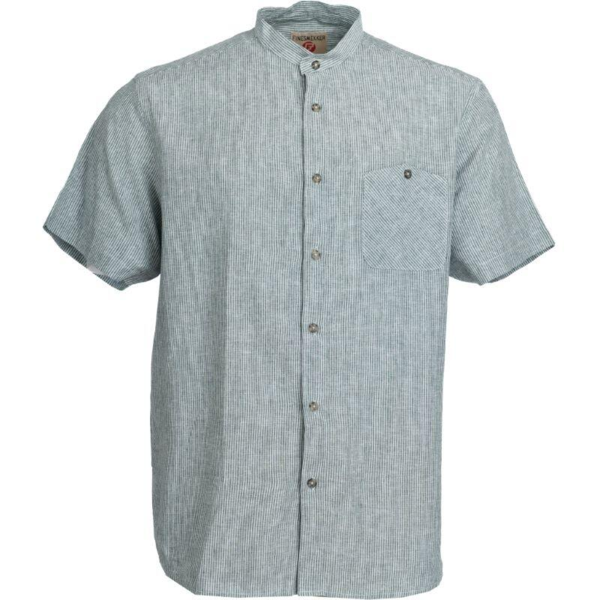 Grøn og hvid stribet - smalle striber