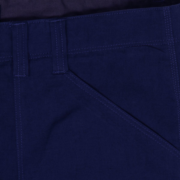 Navyblå hør shorts - Ed Baxter