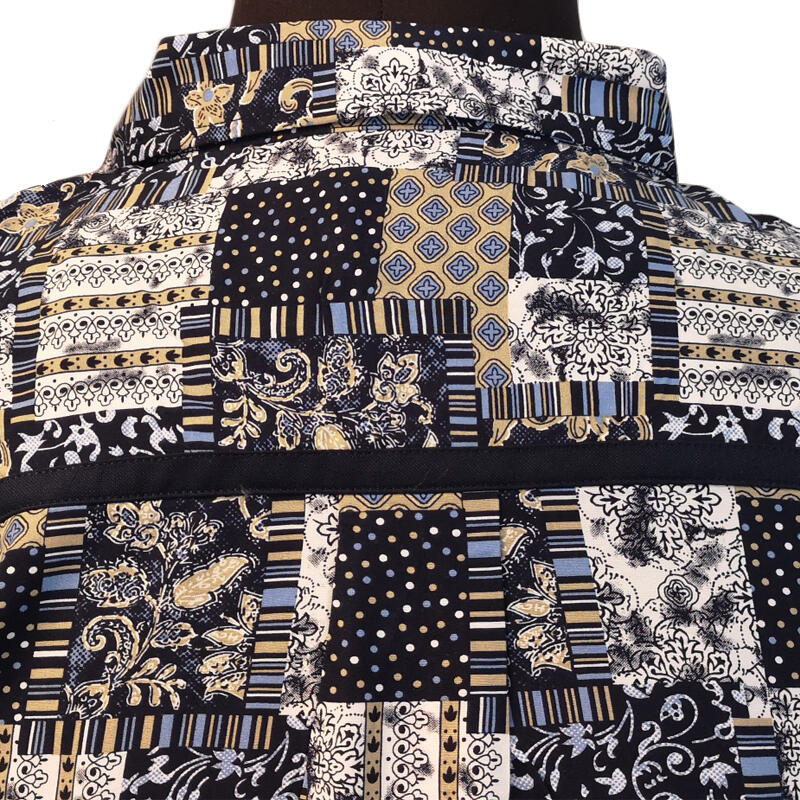 Navy / flerfarvet - Ryg