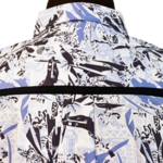 Lyseblå/flerfarvet - Ryg